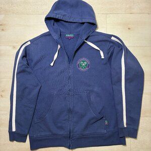 Vintage Wimbledon Championships Official Full-Zip Hoodie Size Women's Large